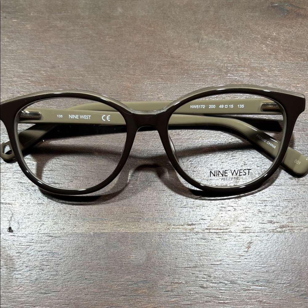 Nine West Dark Brown Eyeglasses